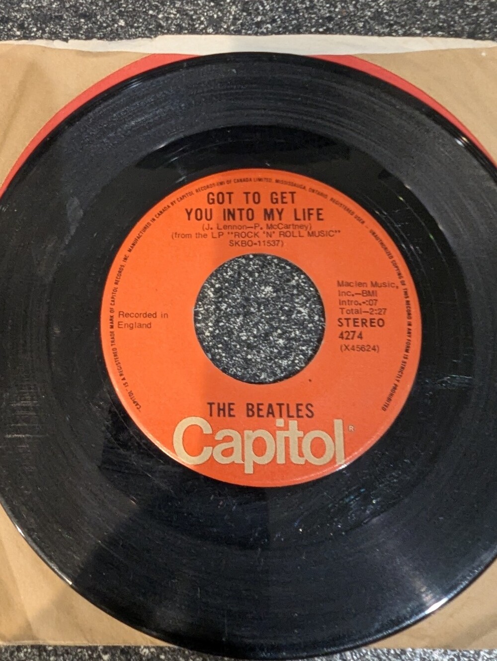 45 RPM Beatles - Picture 3 of 3